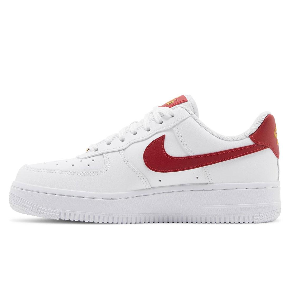 WMNS AIR FORCE 1 ESSENTIAL LOW WHITE GYM RED * AIR FORCE SERIES ...