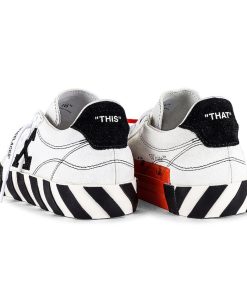 OFF-WHITE Vulcanized Low Leather White Black