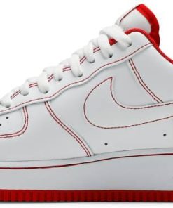 Air Force 1 07 Contrast Stitch White University Red